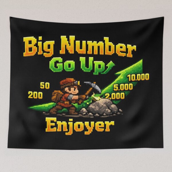 Item preview, Big Number Go Up Enjoyer designed and sold by ContTraders.