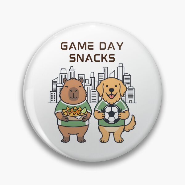 Item preview, Capybara Dog Game Day Snacks Soccer Fan Funny Gift designed and sold by laughingshirts.