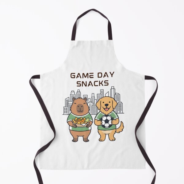 Item preview, Capybara Dog Game Day Snacks Soccer Fan Funny Gift designed and sold by laughingshirts.