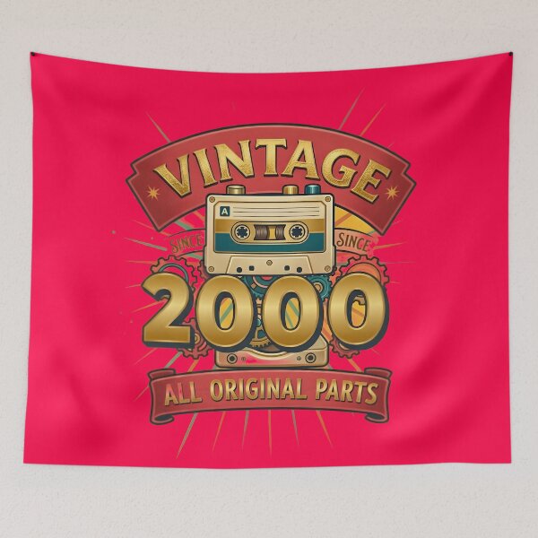 Item preview, Vintage 2000 All Original Parts Retro Cassette Design designed and sold by L&L.