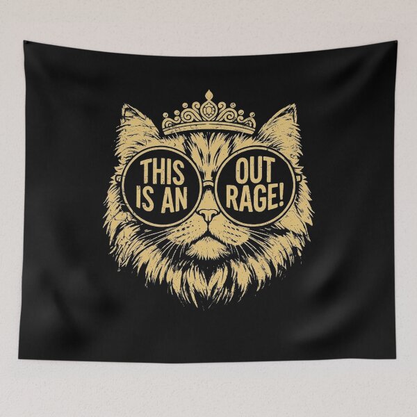 Item preview, Dungeon Crawler Carl This Is An OUTRAGE Princess Donut designed and sold by PayneLaurie.