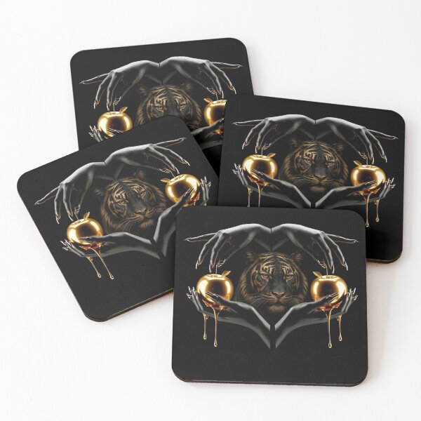 Item preview, Tigre, manzanas y manos oscuras designed and sold by A touch of creativity.