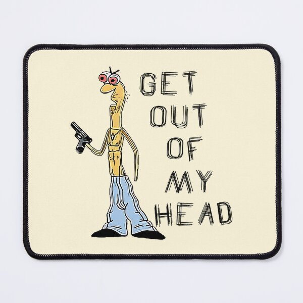Item preview, Get Out Of My Head - Funny  Smiling Friends Dj Spit Meme designed and sold by Mado Shop.