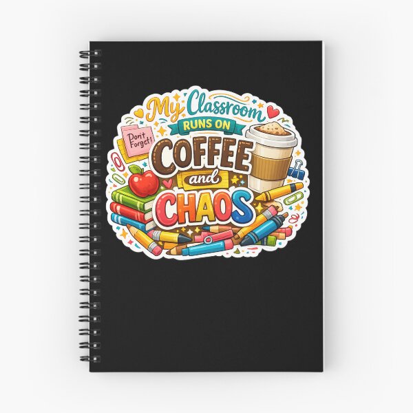 Item preview, My Classroom Runs On Coffee And Chaos designed and sold by XYZ Studio.