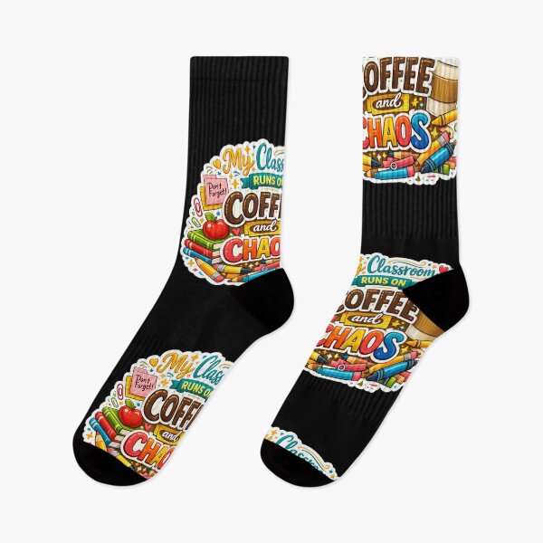Item preview, My Classroom Runs On Coffee And Chaos designed and sold by XYZ Studio.