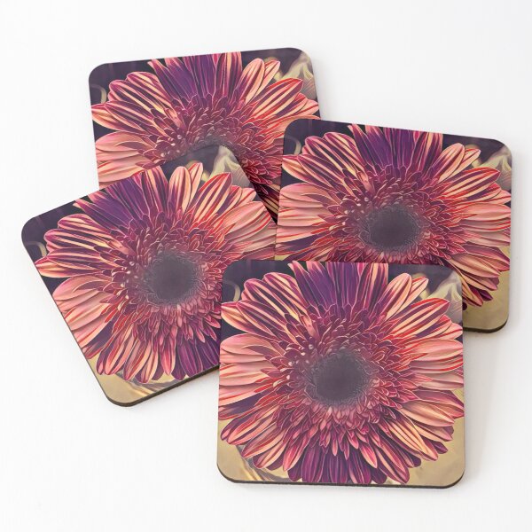 Item preview, Abstract Impressionist Gerbera Daisy Autumn Digital Art designed and sold by BalkanBloom.