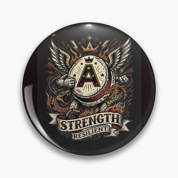 Item preview, Copy of Strength Resilient Vintage Style Shield Emblem Book designed and sold by moneybunny5.