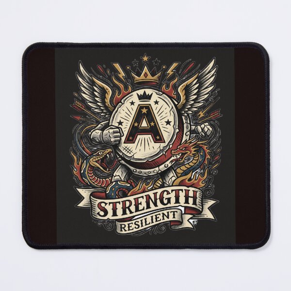 Item preview, Copy of Strength Resilient Vintage Style Shield Emblem Book designed and sold by moneybunny5.