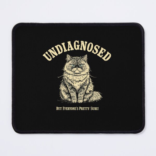 Item preview, Undiagnosed But Everyone's Pretty Sure! Grumpy Cat Personality Pet Lover designed and sold by RetroMini2026.
