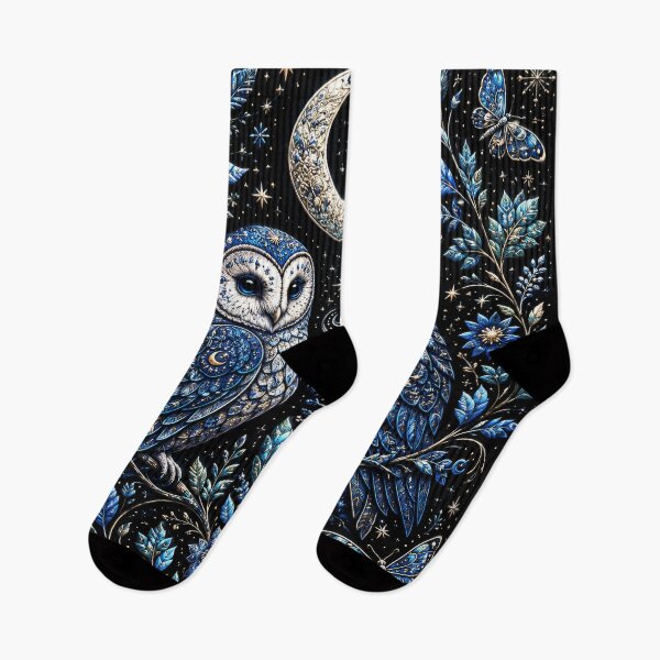Item preview, Celestial Owl Moonlit Night designed and sold by scicilysimonee.