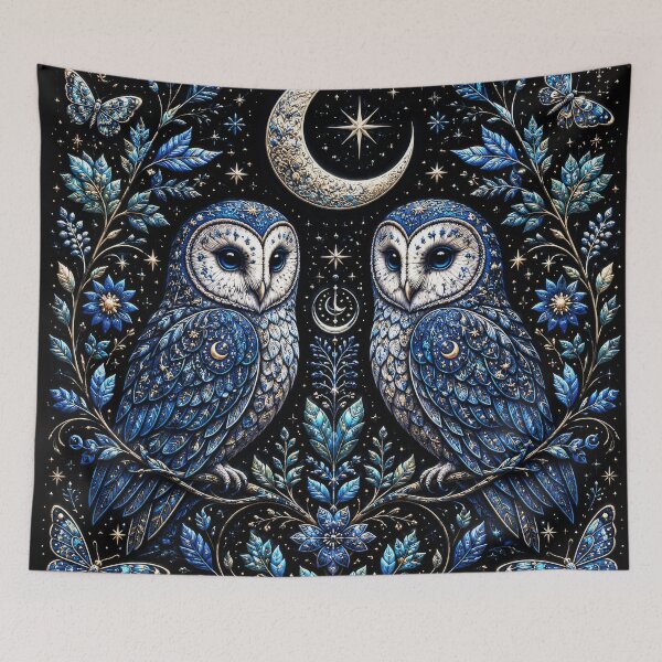Item preview, Celestial Owl Moonlit Night designed and sold by scicilysimonee.