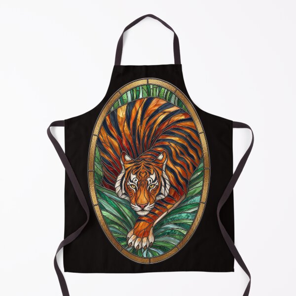 Item preview, Stained Glass Tiger designed and sold by RedemptionTees.