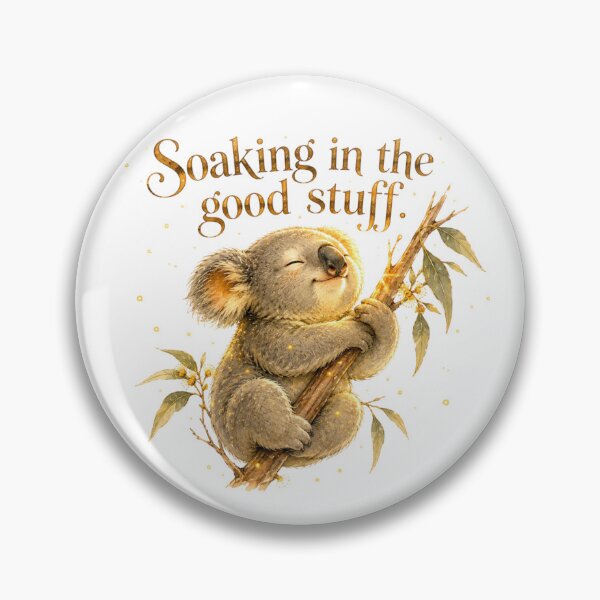 Item preview, Cute Koala Soaking In The Good Stuff Sunflower Sunset designed and sold by AQUILAKREO.