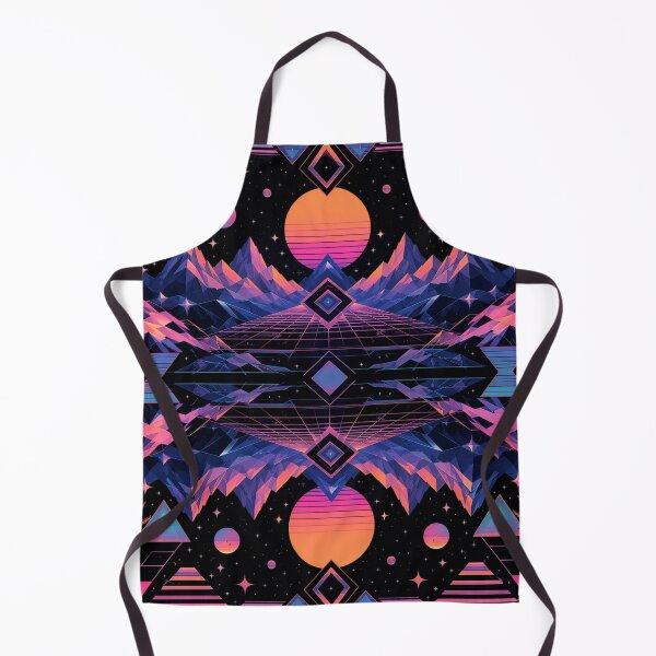 Item preview, retro abstract design sunset mountain red purple triangle designed and sold by Kate1art.