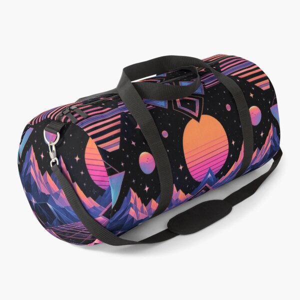 Item preview, retro abstract design sunset mountain red purple triangle  designed and sold by Kate1art.
