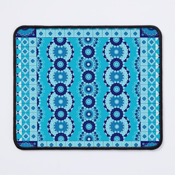 Item preview, Blue Mandala Mosaic Geometric Pattern designed and sold by findlost.