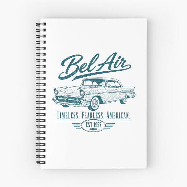 Item preview, Chevy Bel Air 1957 Vintage Classic Car Art Print designed and sold by NullSpacePrints.