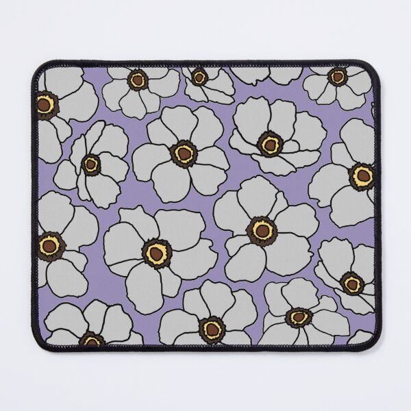 Item preview, Modern Poppy Flowers On Lavender designed and sold by Phat Dog Designs .