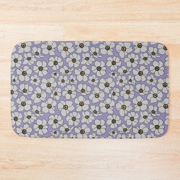 Item preview, Modern Poppy Flowers On Lavender  designed and sold by Phat Dog Designs .