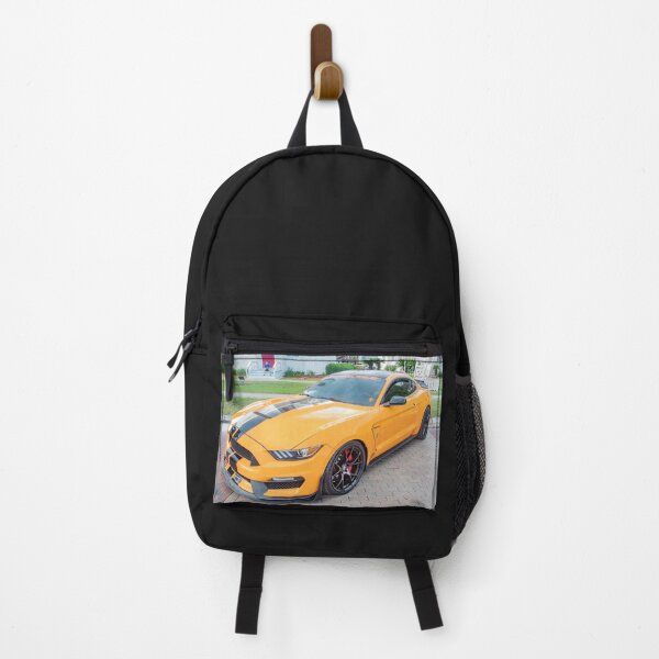 Item preview, 2020 Ford Shelby Mustang GT350 Twister Orange Muscle Car 3/4 Profile Art designed and sold by RichFrancoCars.