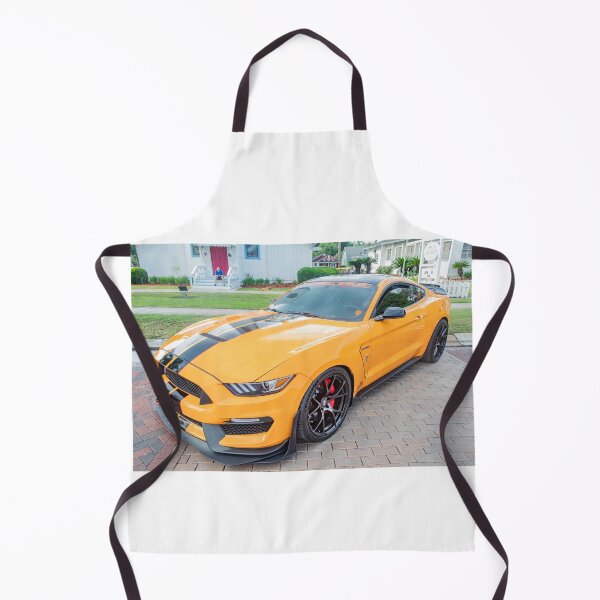 Item preview, 2020 Ford Shelby Mustang GT350 Twister Orange Muscle Car 3/4 Profile Art designed and sold by RichFrancoCars.