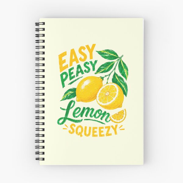 Item preview, Easy Peasy Demons Squeezy | Funny Lemon Watercolor Illustration designed and sold by Islabonita..