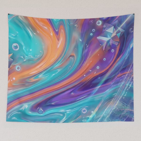 Item preview, Design Dreamy Cosmic Landscapes Celestial Wonders Surreal Imagination designed and sold by ART ATTACK ZONE.