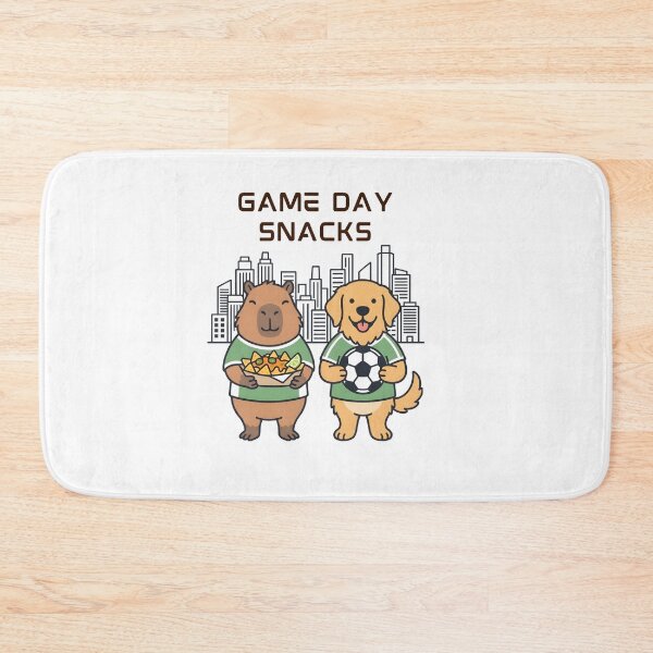 Item preview, Copy of Capybara Dog Game Day Snacks Soccer Fan Funny Gift designed and sold by laughingshirts.