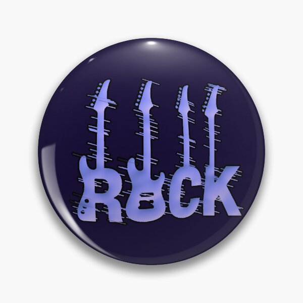 Item preview, ROCK Electric Guitar Lilac Typography designed and sold by AstronautMerch.