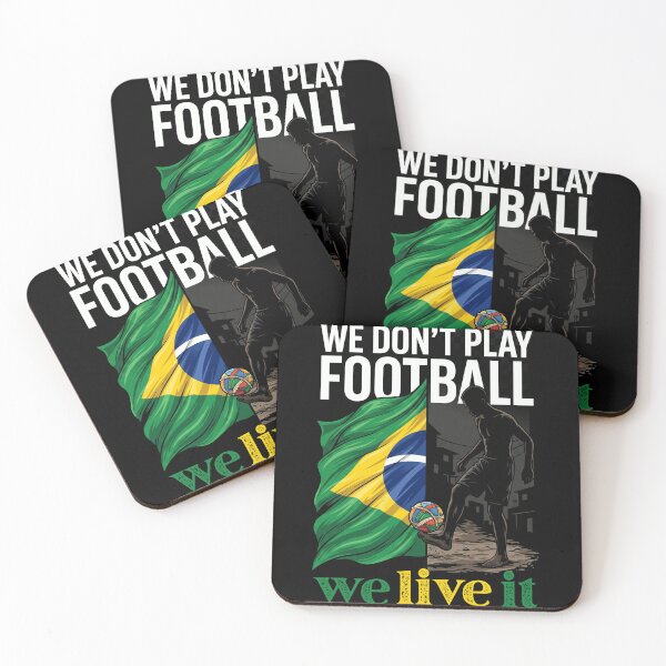 Item preview, We Don’t Play Football We Live It Brazil Fan Shirt designed and sold by VizoArt-Studio.