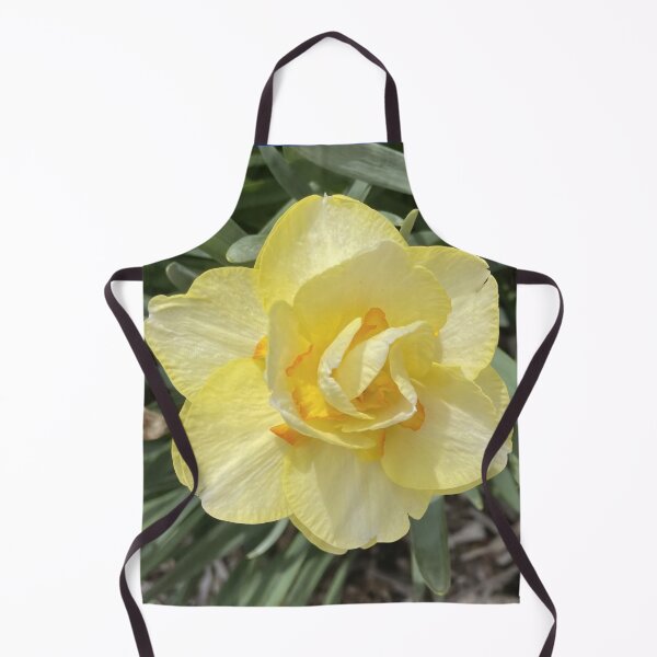 Item preview, Double Daffodil Yellow and Orange Narcissus Flower designed and sold by greyforaday.