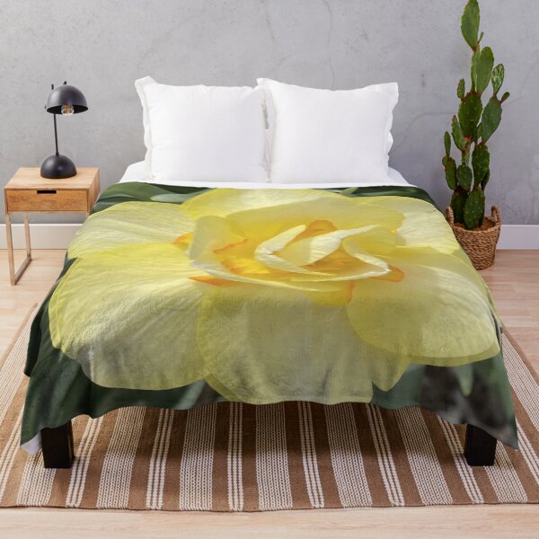 Item preview, Double Daffodil Yellow and Orange Narcissus Flower designed and sold by greyforaday.