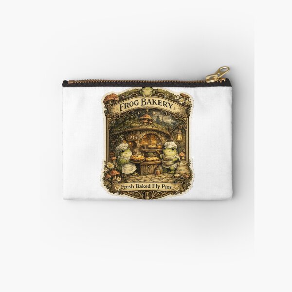 Item preview, Frog Bakery | Fresh Baked Fly Pies | Whimsical Cottagecore Frog Bakery Illustration designed and sold by MrDev.