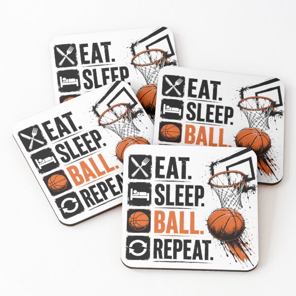 Item preview, Eat Sleep Ball Repeat designed and sold by 92Threads.