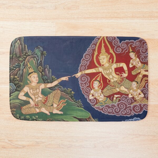 Item preview, The Thai Creation of Adam - Traditional Asian Art Reimagined designed and sold by SIAM MERMAID.