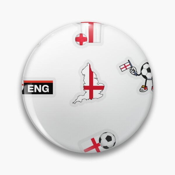 Item preview, England Football Fan Sticker Sheet Collection designed and sold by KAWAII STUDIO NB.