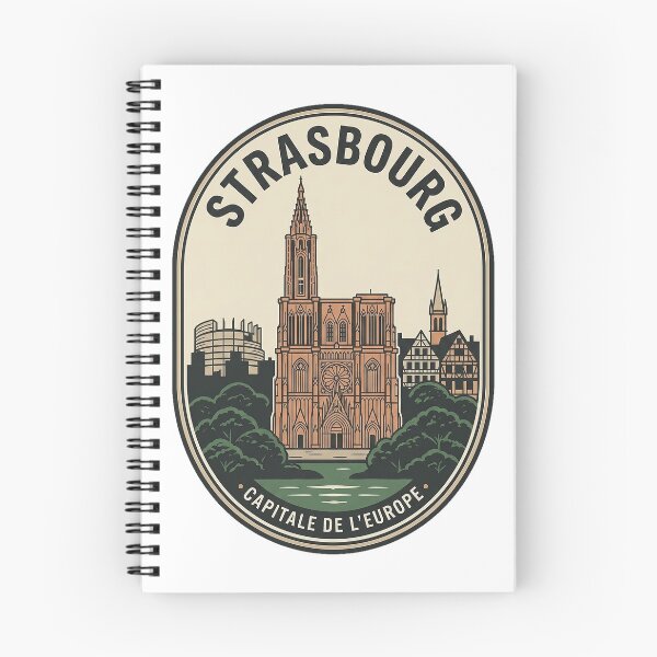 Item preview, Vintage Strasbourg France Cathedral Travel Badge designed and sold by k3rstman1.