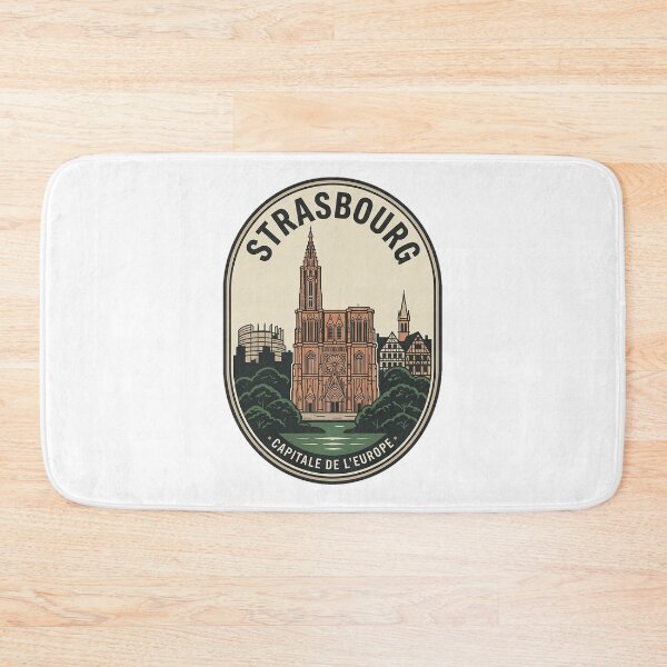 Item preview, Vintage Strasbourg France Cathedral Travel Badge designed and sold by k3rstman1.