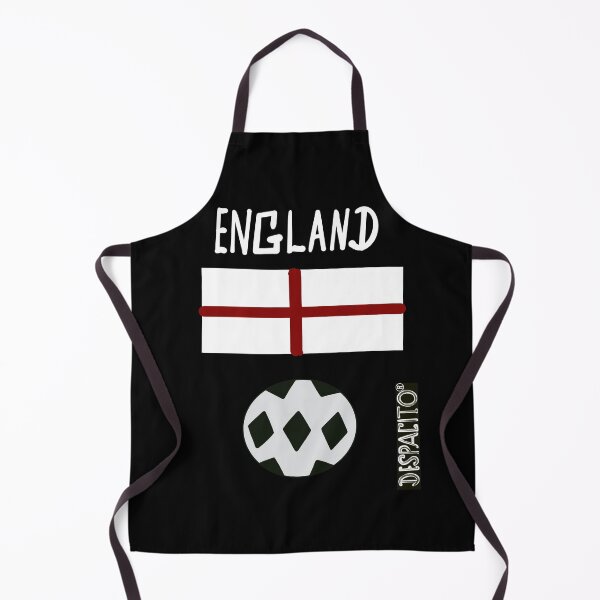 Item preview, Despacito® England Flag Black White Ball Futbol Text designed and sold by DespacitoBrand.