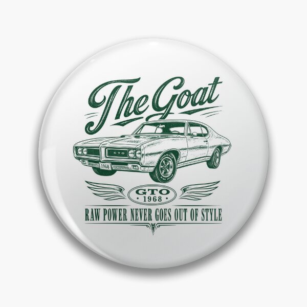 Item preview, Pontiac GTO 1968 The Goat Vintage Muscle Car Print designed and sold by NullSpacePrints.