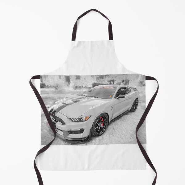 Item preview, 2020 Ford Shelby Mustang GT350 Twister Orange Muscle Car 3/4 Profile Art designed and sold by RichFrancoCars.
