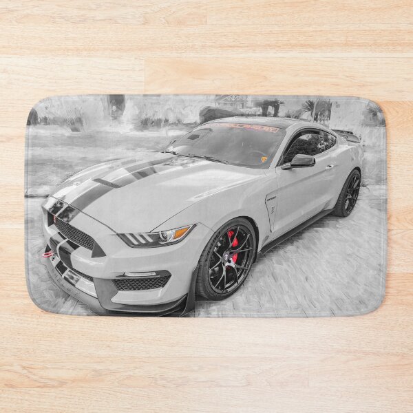 Item preview,  2020 Ford Shelby Mustang GT350 Twister Orange Muscle Car 3/4 Profile Art designed and sold by RichFrancoCars.