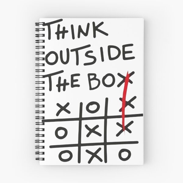 Item preview, Think Outside The Box Tic-Tac-Toe - Creative Mindset Art designed and sold by gokhanuzen.