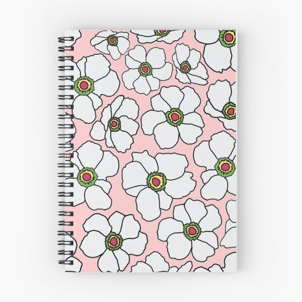 Item preview, Modern Poppy Flowers On Pink designed and sold by Phat Dog Designs .