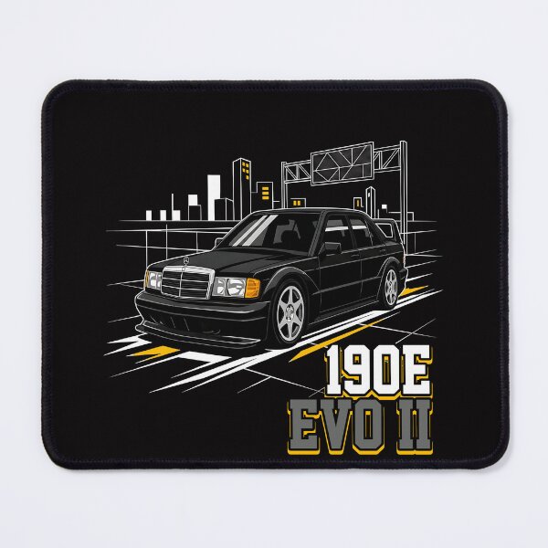 Item preview, The Front of a Mercedes Benz 190E AMG Evolution II Classic Car Lovers Gift designed and sold by FernaRoje.
