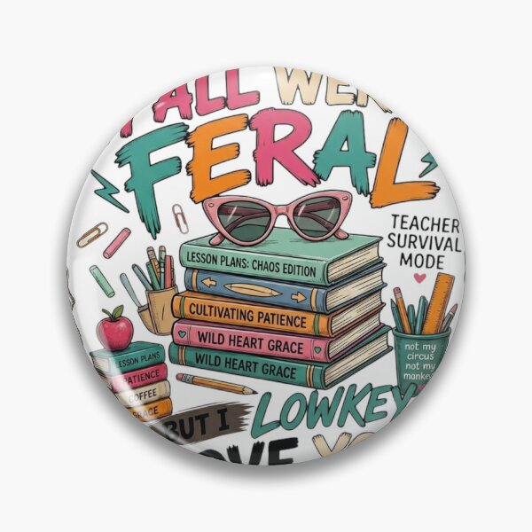 Item preview, Y'all Were Feral But I Lowkey Love You Teacher Raccoon Shirt designed and sold by Saadady05.