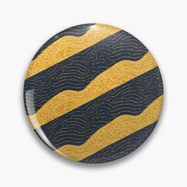 Item preview, Black and Gold Wave Stripes Pattern designed and sold by Luna-Flow.