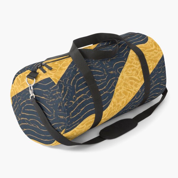 Item preview, Black and Gold Wave Stripes Pattern designed and sold by Luna-Flow.