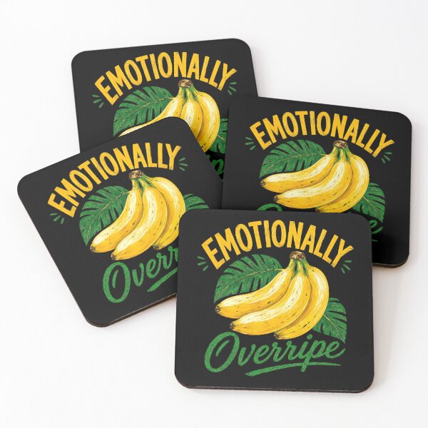Item preview, Emotionally Overripe Banana | Funny Tropical Watercolor Illustration designed and sold by Islabonita..