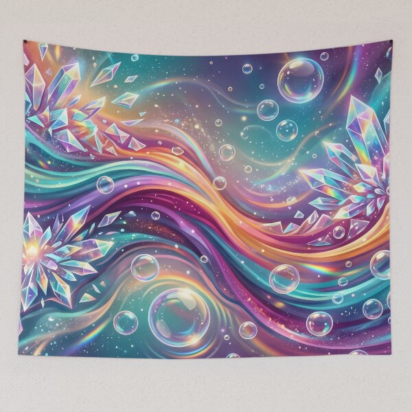 Item preview, Bubble Dreamy Cosmic Landscapes Celestial Wonders Surreal Imagination designed and sold by ART ATTACK ZONE.